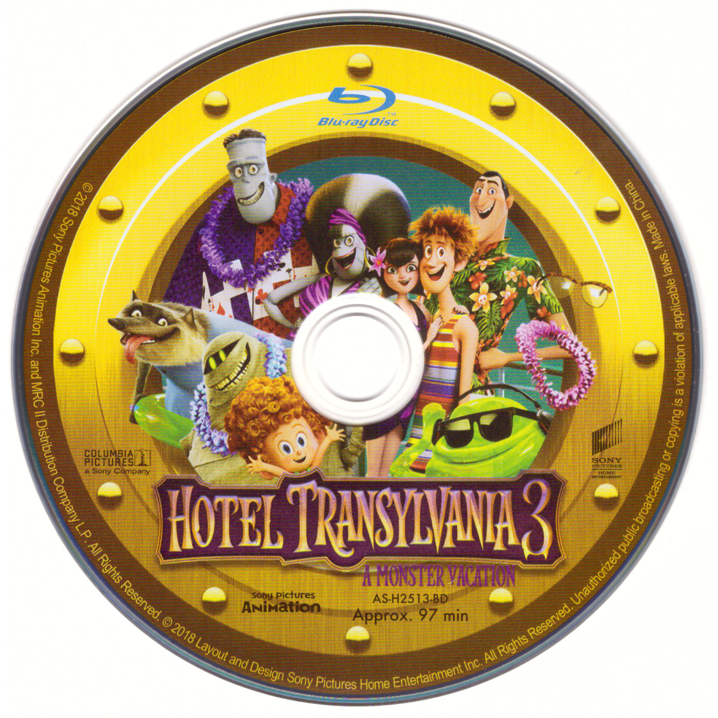 블루레이] 몬스터 호텔 3 (1Disc) [Hotel Transylvania 3: Monster Vacation]]